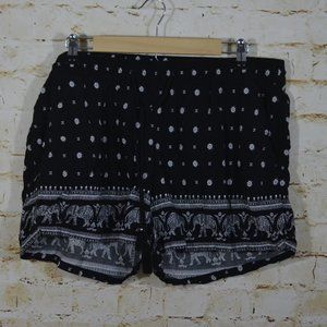 Old Navy Elephant Print Pull On Shorts